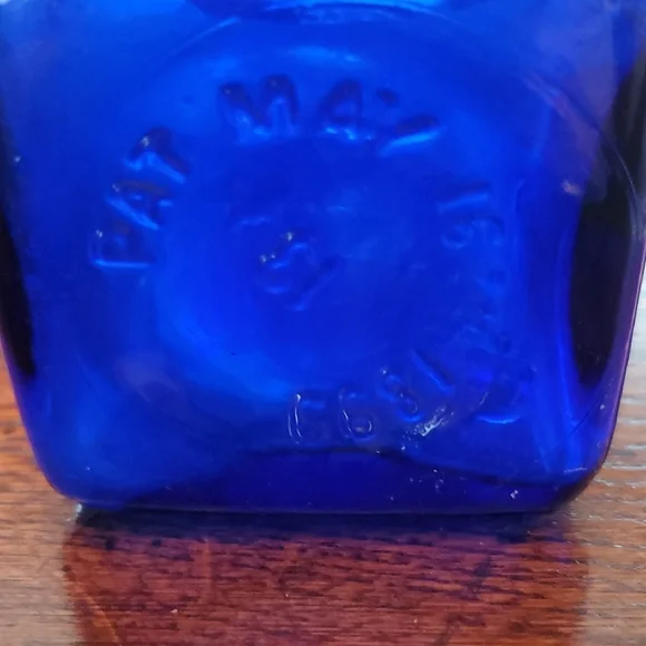 Vintage 1899, Blue Cobalt Glass - John Wyeth & Bro Bottle Pharmacy Bottle - Picture 5 of 10